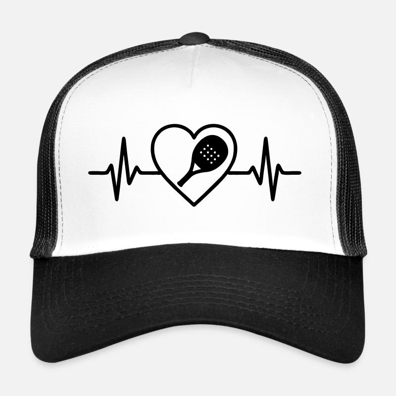 Padel Herz für den Schläger Trucker Cap