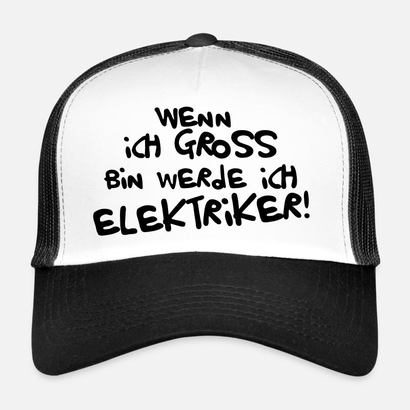 Ich werde Elektriker Trucker Cap