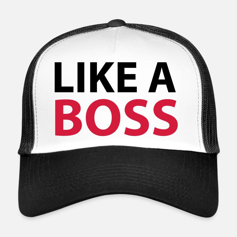 Like A boss - Trucker Cap - white/black