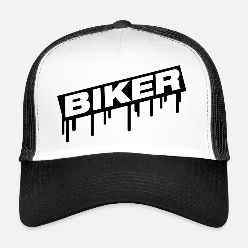 biker_logo_grunge_fa1 Casquette trucker 