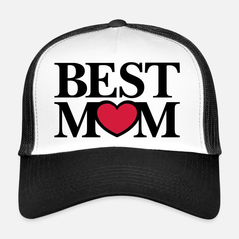 Best Mom - Casquette trucker  - blanc/noir