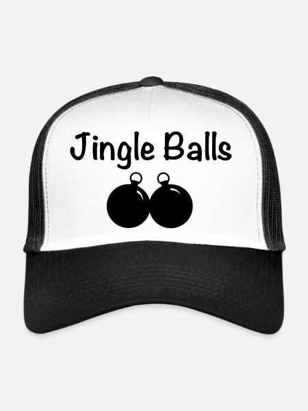 jingleballs - Trucker Cap - white/black - Front