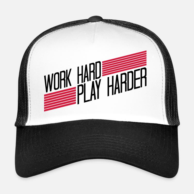 Logo Play Harder Casquette trucker 