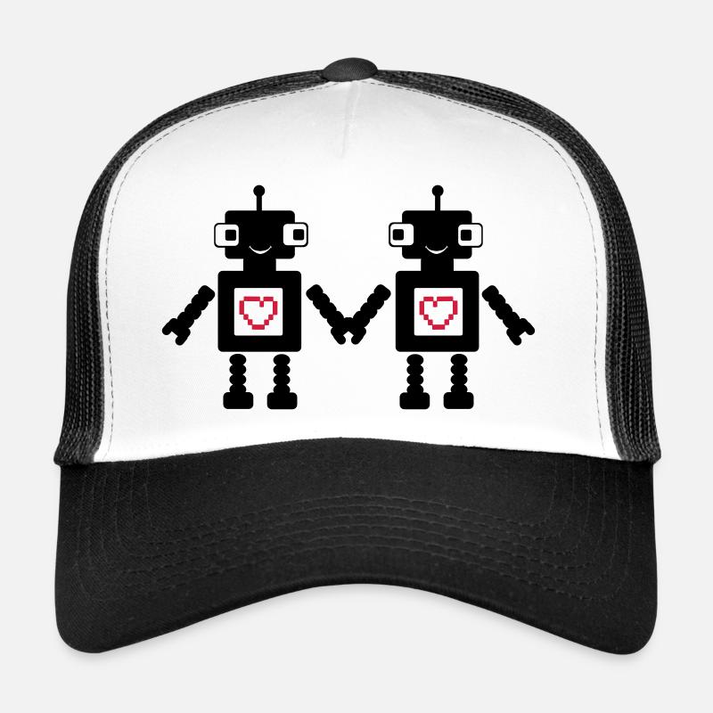 roboters_in_love_02 Casquette trucker 