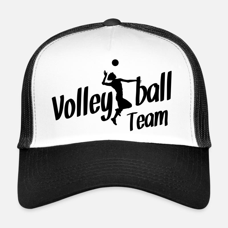 volleyball team - Trucker Cap - Weiß/Schwarz