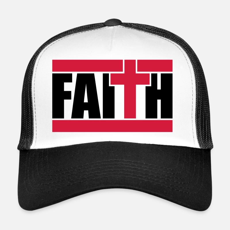 Religion Logo Text Trucker Cap
