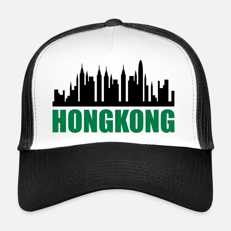 Hong Kong Skyline Trucker Cap