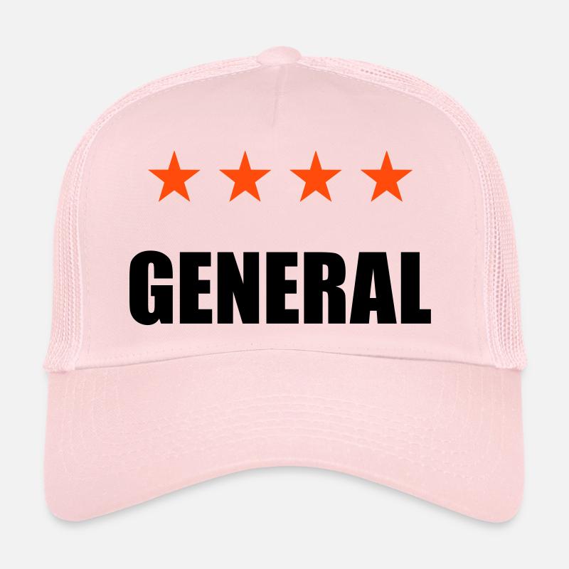 ★ Design colors changeable ★ General (4 stars) Trucker Cap