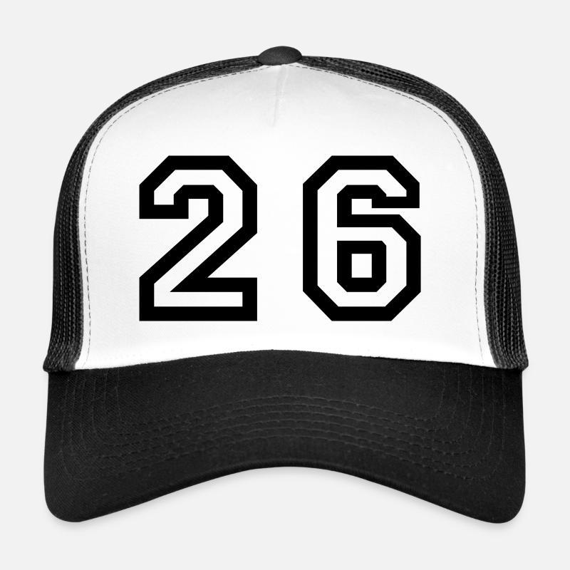 Number - 26 - Twenty Six Trucker Cap
