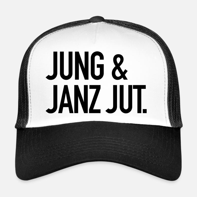 Jung & janz jut. - Trucker Cap - Weiß/Schwarz