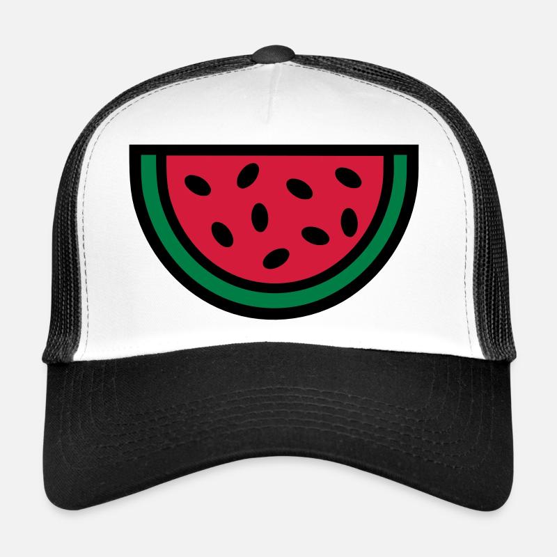 Melone - Trucker Cap - Weiß/Schwarz