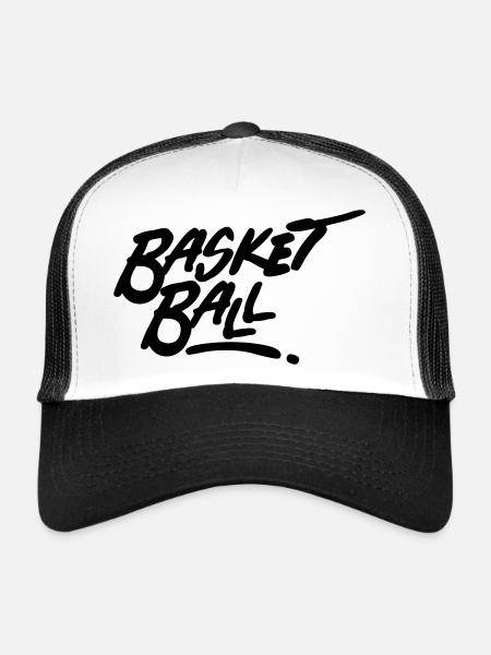 Basketball - Trucker Cap - white/black - Front