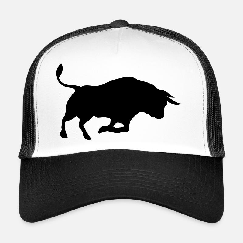 Stier - Trucker Cap - Weiß/Schwarz