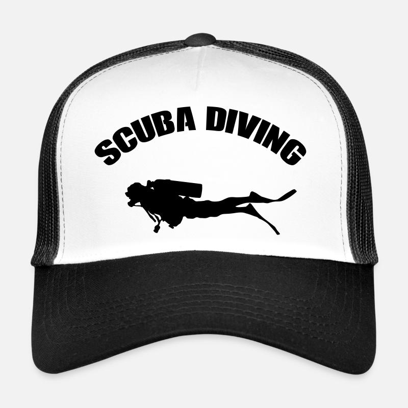 Scuba Diving - Trucker Cap - Weiß/Schwarz