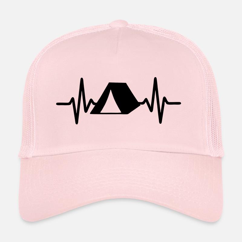 Herzschlag Camping Trucker Cap