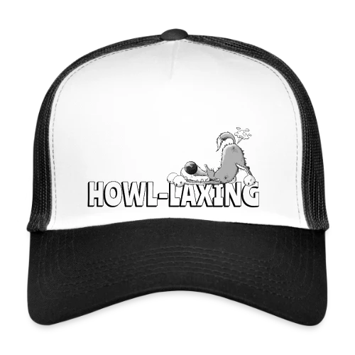 Loup qui pète - Humour animalier cartoon - Casquette trucker