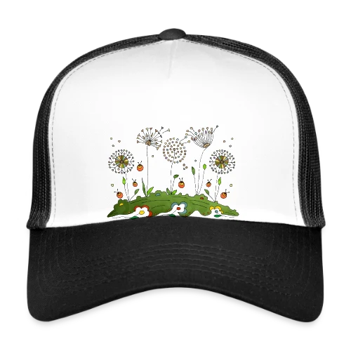 Éclat Floral - Casquette trucker