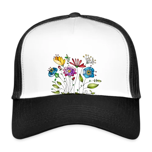 Douceur Florale - Casquette trucker
