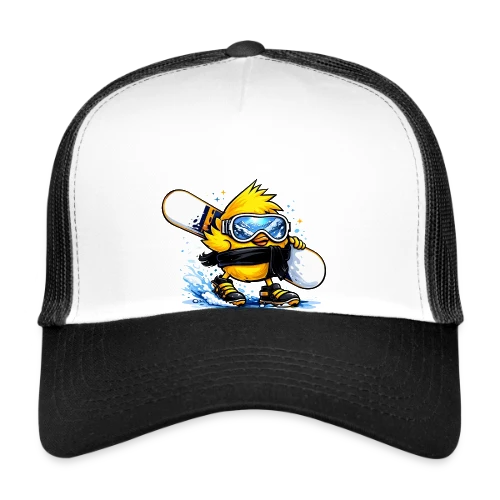 T-shirt Snowboardeur Déglingué - Casquette trucker