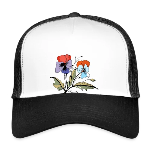 Éclat Floral - Casquette trucker