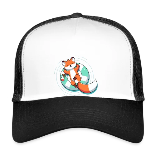 Renard Chill' en Bouée Tropicale - Casquette trucker