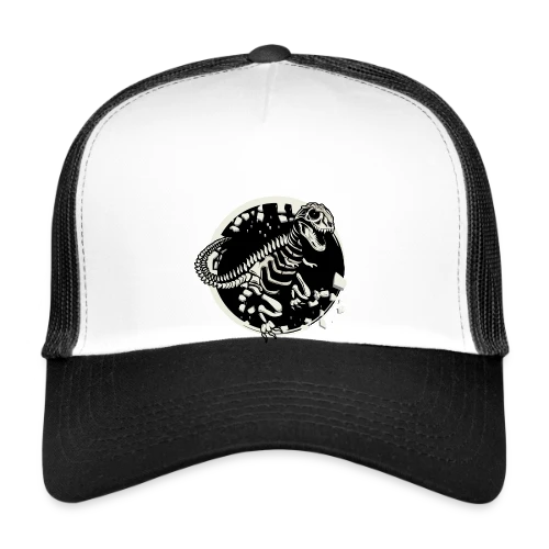 T-Rex Fossile : Le Squelette de Dinosaure Mythique - Casquette trucker