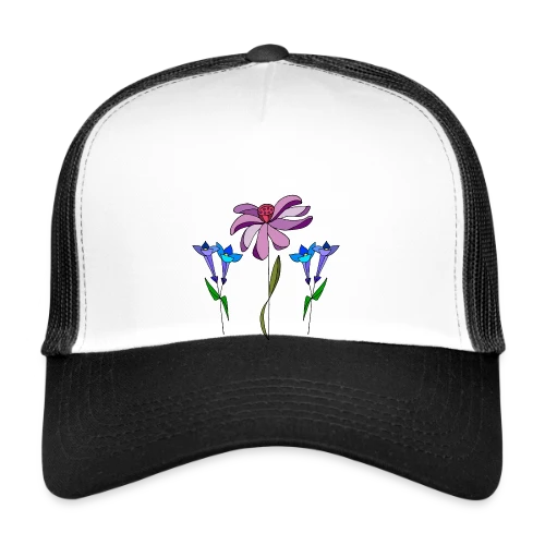 Éclat Floral - Casquette trucker