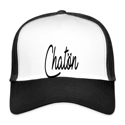Inscription Chaton Élégante - Casquette trucker