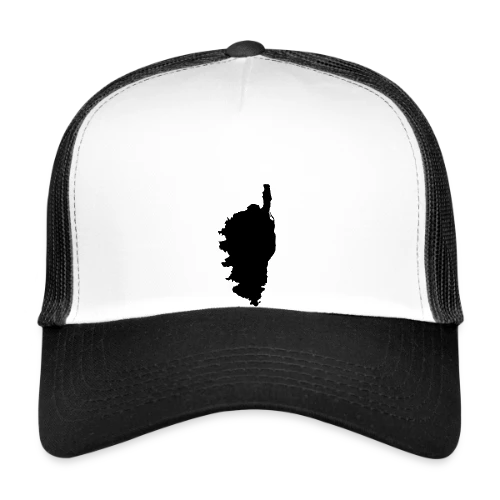 Silhouette Carte Corse - Casquette trucker