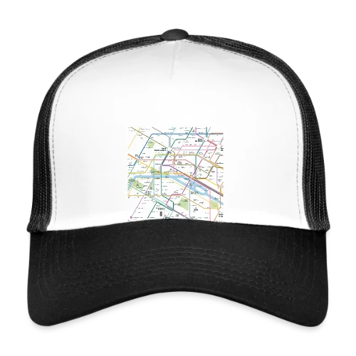 Plan Métro Parisien - Casquette trucker