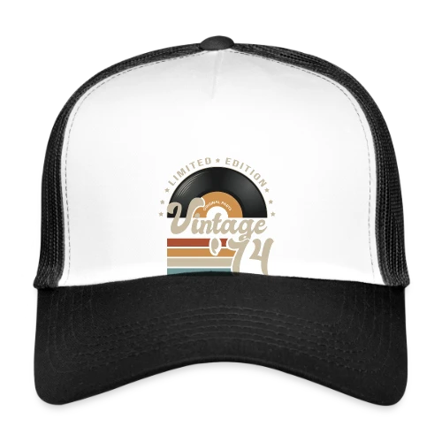 Vinyle Vintage 1974 – Anniversaire 49 ans - Casquette trucker
