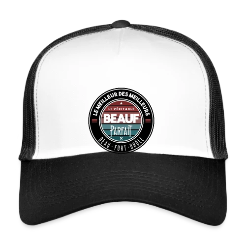 Le Véritable Beauf Parfait : Le T-shirt Humour Homme - Casquette trucker