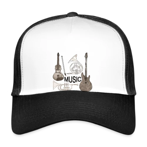 Passion Musique : Instruments & Guitare - Casquette trucker