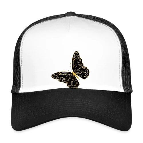 Papillon Élégant - Casquette trucker