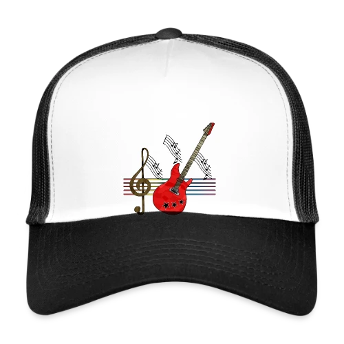 Guitare Addict - Casquette trucker