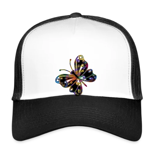 Papillon Élégant - Casquette trucker
