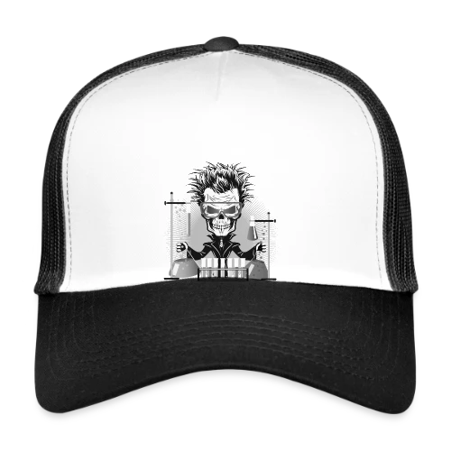 Crâne Scientifique Déjanté au Labo - Casquette trucker