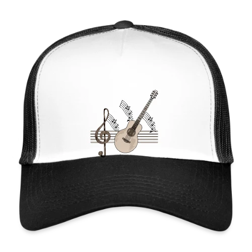 Guitare Addict - Casquette trucker