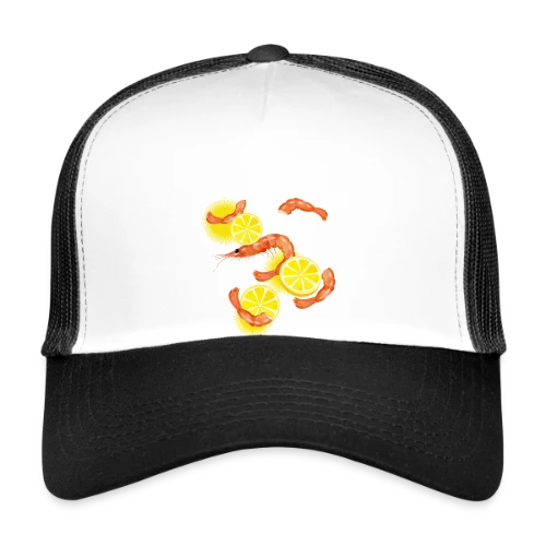 Crevettes et Citron Frais - Casquette trucker