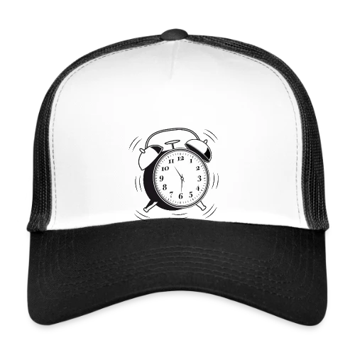 T-shirt Réveil Rétro 6h - L'Heure du Style Vintage - Casquette trucker