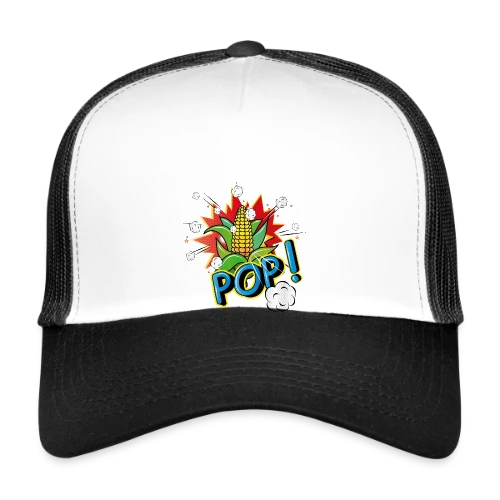 Maïs Pop Art Pétillant & Popcorn Volant - Casquette trucker
