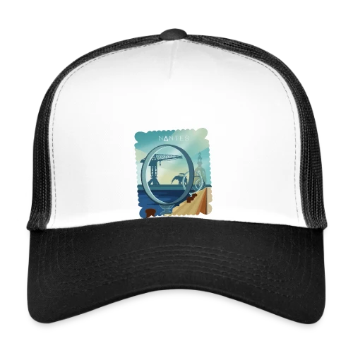 T-Shirt Ville de Nantes - Design Urbain - Casquette trucker