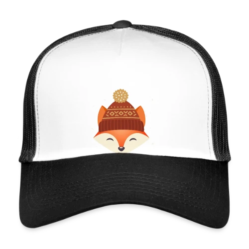 T-shirt Renard Urbain au Bonnet Stylé - Casquette trucker
