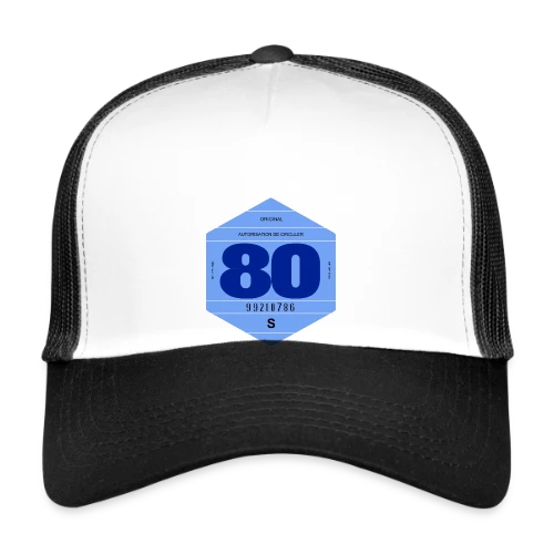 T-shirt Vignette Automobile Rétro France Années 80 - Casquette trucker