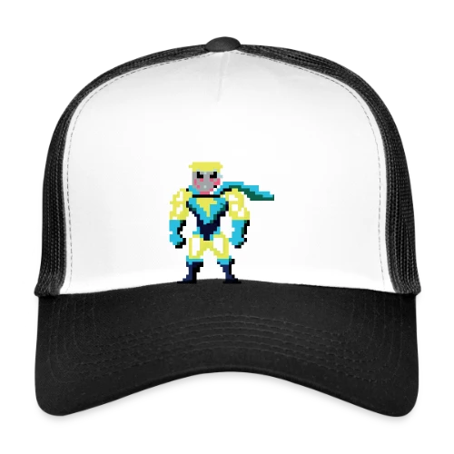 Super-Héros Pixel Franck - Casquette trucker