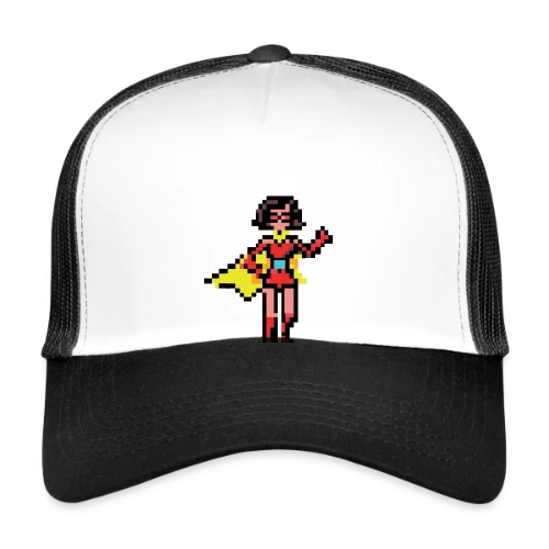 Super-Héroïne Rétro Mag - Casquette trucker