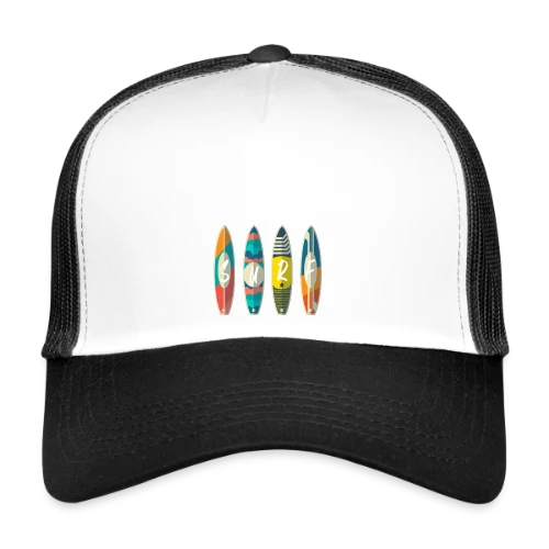 T-shirt Surf : Planche & Soleil | Idée Cadeau Jeunesse - Casquette trucker