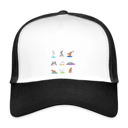 T-Shirt Lapin Yoga: Joyeuses Pâques Zen - Casquette trucker