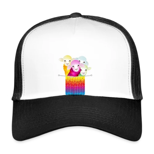 Mouton Tricoteur Rigolo - Casquette trucker
