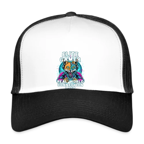 Élite Gamer : Connexion Fox Humour Geek - Casquette trucker